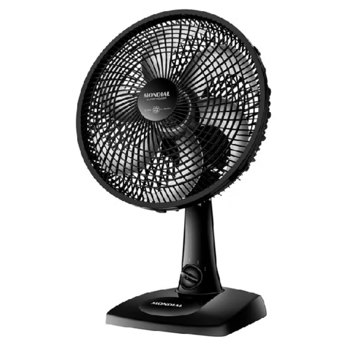Ventilador de mesa 30 cm 6 pás com 3 velocidades