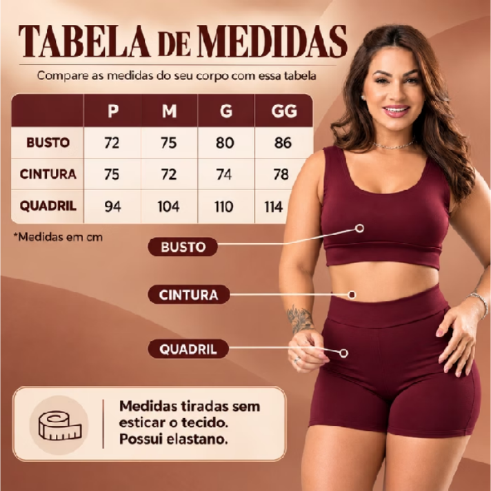 Macaquinho Suplex Curto Slim Fitness Academia Feminino