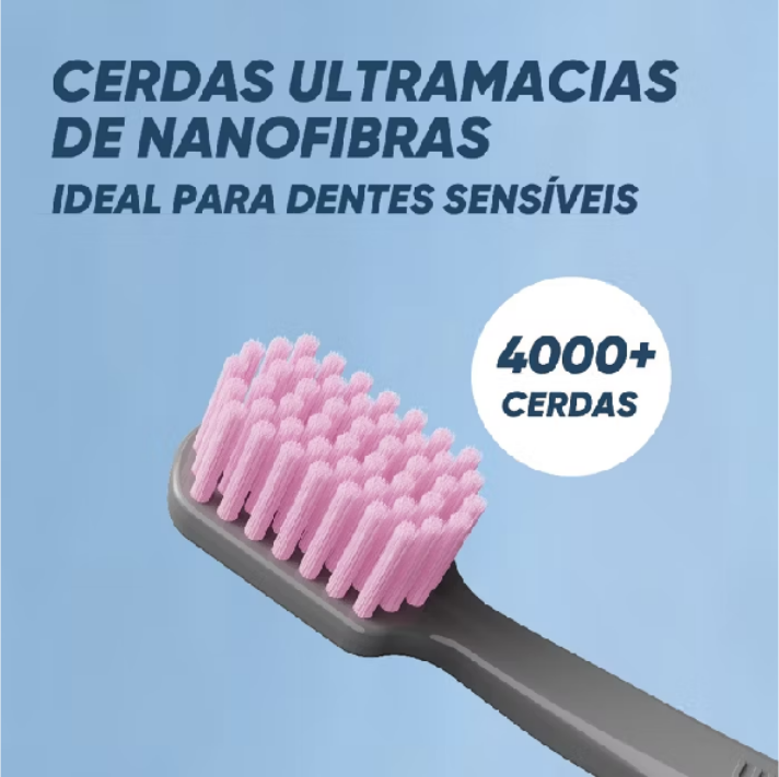 OralGos Escova de Dente Deep Cleaning Pacote Familiar Com 6 Unidades