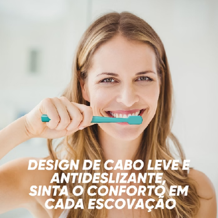 OralGos Escova de Dente Deep Cleaning Pacote Familiar Com 6 Unidades