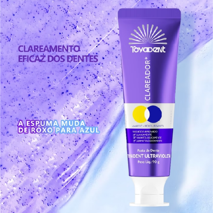 TOYADENT Pasta Espuma Muda de Cor, Refresca o Hálito