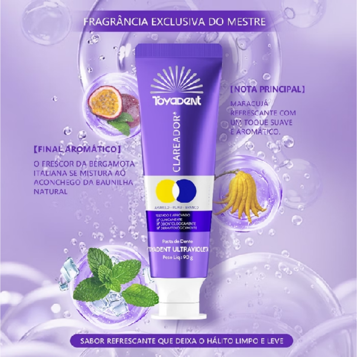 TOYADENT Pasta Espuma Muda de Cor, Refresca o Hálito